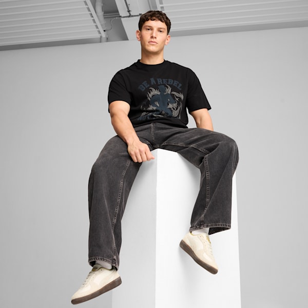 GRAPHICS "Rebel" Tee Men, PUMA Black, extralarge
